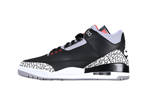 AIR Jordan 3 Retro Cement 2018 White - - Grey Sneakers - Black Unisex Streetwear Limited Edition