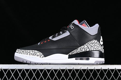 AIR Jordan 3 Retro Cement 2018 White - - Grey Sneakers - Black Unisex Streetwear Limited Edition