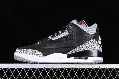 AIR Jordan 3 Retro Cement 2018 White - - Grey Sneakers - Black Unisex Streetwear Limited Edition