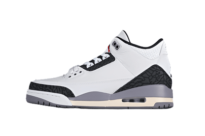 AIR Jordan 3 Retro Cement Grey White - Grey - Sneakers - Black Unisex Streetwear Limited Edition - **Air Jordan 3 Retro Cement Grey White/Grey/Black** Elevate your sneaker game with the Air Jordan