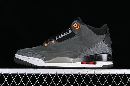 AIR Jordan 3 Retro Fear 2023 Night Stadium - Total Orange - Sneakers - Black Unisex Streetwear Limited Edition - **Air Jordan 3 Retro Fear 2023 Night Stadium/Total Orange/Black** Embrace the bold and