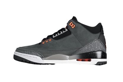 AIR Jordan 3 Retro Fear 2023 Night Stadium - Total Orange - Sneakers - Black Unisex Streetwear Limited Edition - **Air Jordan 3 Retro Fear 2023 Night Stadium/Total Orange/Black** Embrace the bold and