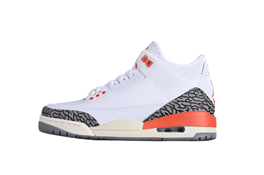 AIR Jordan 3 Retro Georgia Peach - Cosmic Clay - Sail - Cement Grey - Anthracite - White Unisex Streetwear Limited Edition - **Air Jordan 3 Retro Georgia Peach White/Cosmic Clay/Sail/Cement Grey/Anthr
