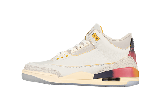 AIR Jordan 3 Retro Grey - - Orange - Brown Sneakers - Black Unisex Streetwear Limited Edition - **Air Jordan 3 Retro Grey/Black/Orange/Brown** Step into a perfect blend of heritage and modern flair