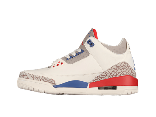 AIR Jordan 3 Retro Gs International Flight Sail - Sport Royal-fire Sneakers - Red Unisex Streetwear Limited Edition - **Air Jordan 3 Retro GS International Flight Sail/Sport Royal-Fire Red** Experienc