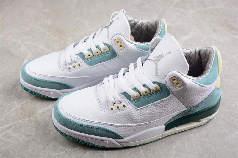 AIR Jordan 3 Retro Mars Stone Aj3 Blue - Sneakers - White Unisex Streetwear Limited Edition - **Air Jordan 3 Retro Mars Stone AJ3 Blue/White** Experience the perfect blend of classic design