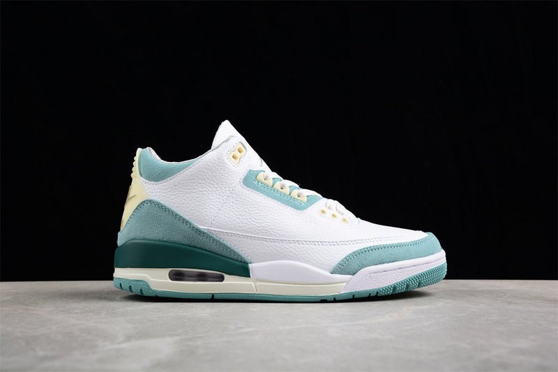 AIR Jordan 3 Retro Mars Stone Aj3 Blue - Sneakers - White Unisex Streetwear Limited Edition - **Air Jordan 3 Retro Mars Stone AJ3 Blue/White** Experience the perfect blend of classic design