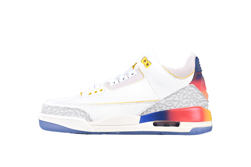 AIR Jordan 3 Retro Multi-color - Multi-color - Red Unisex Streetwear Limited Edition - **Air Jordan 3 Retro Multi-Color/Multi-Color** Step into a vibrant world of style and heritage with