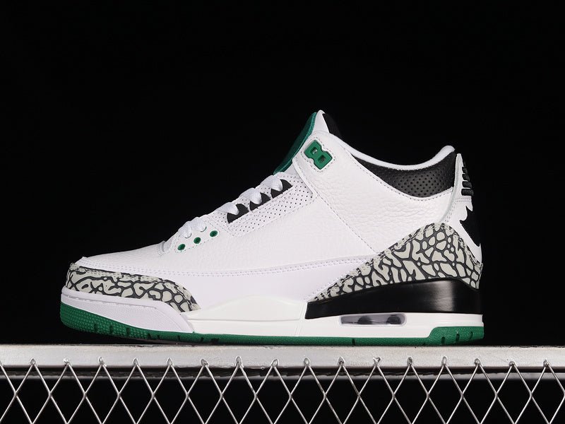 AIR Jordan 3 Retro Oregon Pit Crew White - - Green Sneakers - Black Unisex Streetwear Limited Edition - **Air Jordan 3 Retro Oregon Pit Crew White/Black/Green** Celebrate the spirit of college basketb