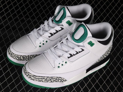 AIR Jordan 3 Retro Oregon Pit Crew White - - Green Sneakers - Black Unisex Streetwear Limited Edition - **Air Jordan 3 Retro Oregon Pit Crew White/Black/Green** Celebrate the spirit of college basketb