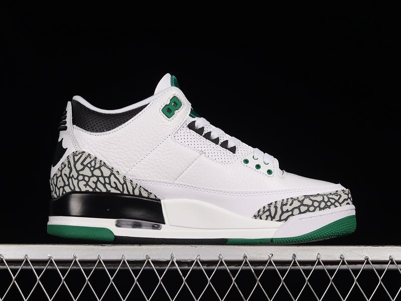 AIR Jordan 3 Retro Oregon Pit Crew White - - Green Sneakers - Black Unisex Streetwear Limited Edition - **Air Jordan 3 Retro Oregon Pit Crew White/Black/Green** Celebrate the spirit of college basketb