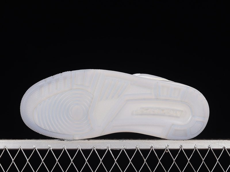 AIR Jordan 3 Retro Pure Money - White-white Sneakers Unisex Streetwear Limited Edition - **Air Jordan 3 Retro Pure Money White/White-White** Step into clean, classic style with the Air