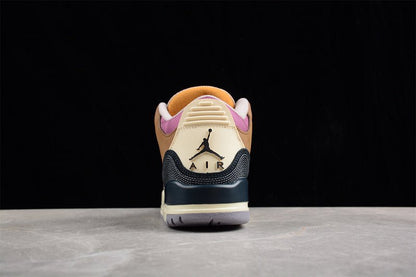AIR Jordan 3 Retro Se Archaeo - Dark Smoke Grey - Fossil Stone Sneakers - Brown Unisex Streetwear Limited Edition - **Air Jordan 3 Retro SE Archae Brown/Dark Smoke Grey/Fossil Stone** Experience the p