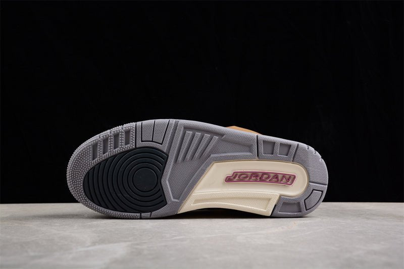 AIR Jordan 3 Retro Se Archaeo - Dark Smoke Grey - Fossil Stone Sneakers - Brown Unisex Streetwear Limited Edition - **Air Jordan 3 Retro SE Archae Brown/Dark Smoke Grey/Fossil Stone** Experience the p