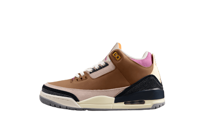 AIR Jordan 3 Retro Se Archaeo - Dark Smoke Grey - Fossil Stone Sneakers - Brown Unisex Streetwear Limited Edition - **Air Jordan 3 Retro SE Archae Brown/Dark Smoke Grey/Fossil Stone** Experience the p