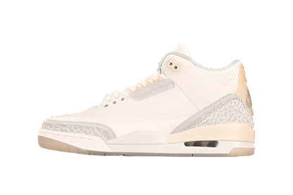 AIR Jordan 3 Retro Se Craft Ivory Ivory - Mist - Cream Sneakers - Grey Unisex Streetwear Limited Edition