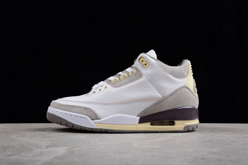 AIR Jordan 3 Retro Sp Raised By Women - Medium Grey - Violet Ore Sneakers - White Unisex Streetwear Limited Edition - **Air Jordan 3 Retro SP Raised by Women White/Medium Grey/Violet Ore** Celebrate s