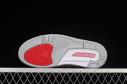 AIR Jordan 3 Retro - Light Curry - Cardinal Red - Cement Grey Sneakers - White Unisex Streetwear Limited Edition - **Air Jordan 3 Retro White/Light Curry/Cardinal Red/Cement Grey** Step into a vibrant