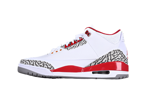 AIR Jordan 3 Se Denim - Grey - Red Sneakers - White Unisex Streetwear Limited Edition - **Air Jordan 3 SE Denim White/Grey/Red** Step into a blend of classic design and modern