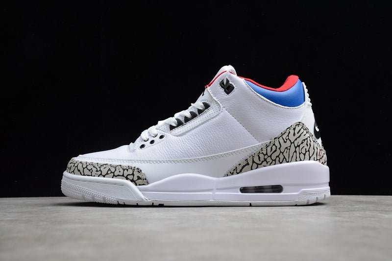 AIR Jordan 3 Sk Nrg Seoul Korea - Soar-atom Red - White Unisex Streetwear Limited Edition - Celebrate the fusion of culture and sport with the Air Jordan 3 SK NRG Seoul