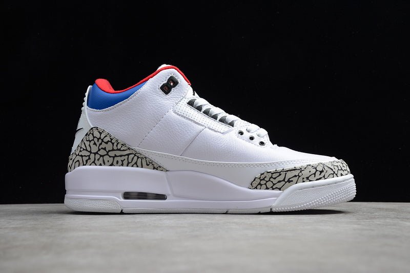 AIR Jordan 3 Sk Nrg Seoul Korea - Soar-atom Red - White Unisex Streetwear Limited Edition - Celebrate the fusion of culture and sport with the Air Jordan 3 SK NRG Seoul