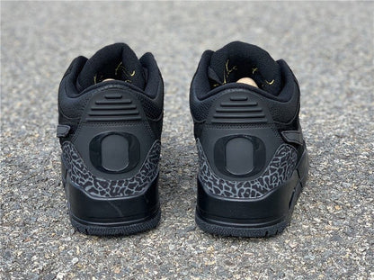 AIR Jordan 3 Tinker Cat - - - Black Unisex Streetwear Limited Edition - Unleash your inner stealth with the Air Jordan 3 Tinker Black Cat Black/Black/Black, a sleek