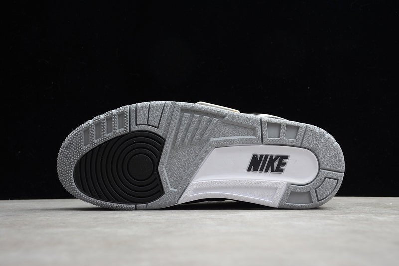 AIR Jordan 3 Tinker - Cement Grey-metallic Gold Sneakers - Black Unisex Streetwear Limited Edition