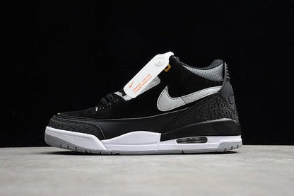 AIR Jordan 3 Tinker - Cement Grey-metallic Gold Sneakers - Black Unisex Streetwear Limited Edition