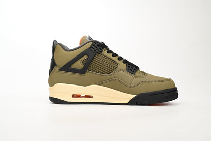 Air Jordan 4 Amu Army - Green Unisex Streetwear Limited Edition - Discover the Air Jordan 4 Amu Army Green, a bold fusion of military-inspired aesthetics and