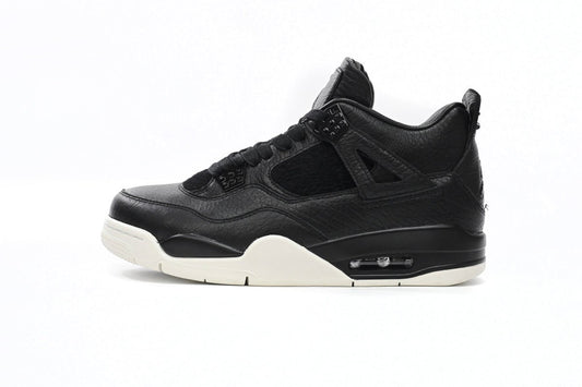 Air Jordan 4 Snake - Black Unisex Streetwear Limited Edition - **Air Jordan 4 Black Snake: Luxurious Craftsmanship with a Bold Edge** The Air Jordan 4