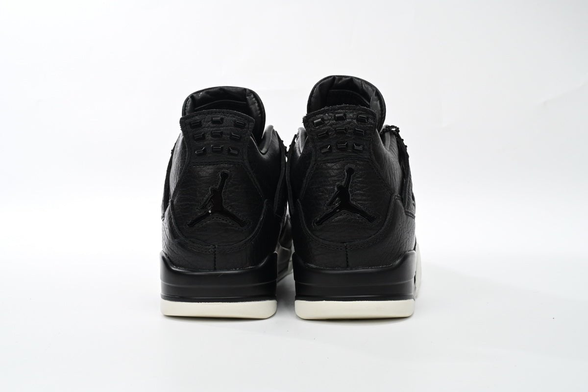 Air Jordan 4 Snake - Black Unisex Streetwear Limited Edition - **Air Jordan 4 Black Snake: Luxurious Craftsmanship with a Bold Edge** The Air Jordan 4