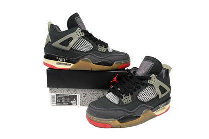 Air Jordan 4 Bred Sneakers Unisex Streetwear Limited Edition - The Air Jordan 4 'Bred' is a timeless classic that embodies the perfect blend of