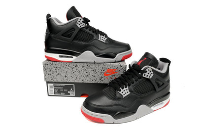 Air Jordan 4 'bred Reimagined' Unisex Streetwear Limited Edition - **Air Jordan 4 'Bred Reimagined'** The Air Jordan 4 'Bred Reimagined' is a fresh take