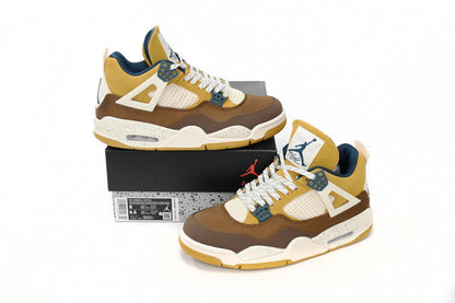 Air Jordan 4 Cacao Wow Brown - White Unisex Streetwear Limited Edition - **Air Jordan 4 Cacao Wow Brown White** The Air Jordan 4 Cacao Wow Brown White
