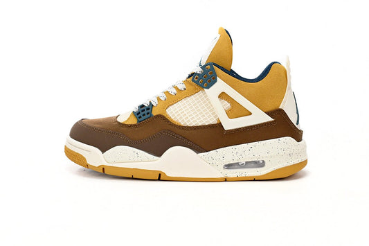 Air Jordan 4 Cacao Wow Brown - White Unisex Streetwear Limited Edition - **Air Jordan 4 Cacao Wow Brown White** The Air Jordan 4 Cacao Wow Brown White