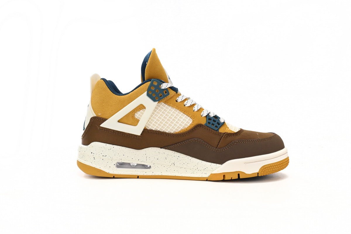 Air Jordan 4 Cacao Wow Brown - White Unisex Streetwear Limited Edition - **Air Jordan 4 Cacao Wow Brown White** The Air Jordan 4 Cacao Wow Brown White