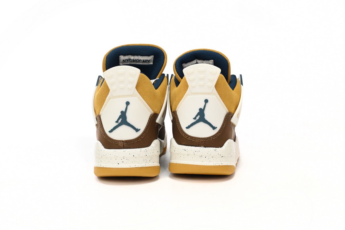 Air Jordan 4 Cacao Wow Brown - White Unisex Streetwear Limited Edition - **Air Jordan 4 Cacao Wow Brown White** The Air Jordan 4 Cacao Wow Brown White