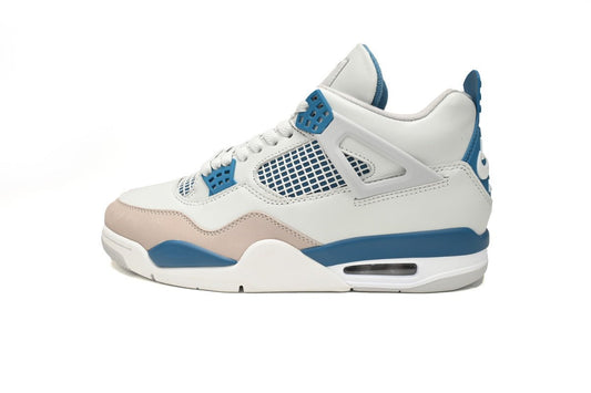Air Jordan 4 'military Blue' Unisex Streetwear Limited Edition - The Air Jordan 4 'Military Blue' is a timeless classic that perfectly balances style and