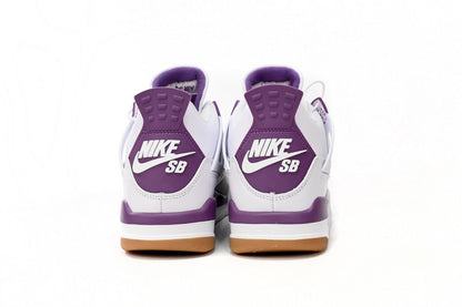 Air Jordan 4 Paicu - White Unisex Streetwear Limited Edition - **Air Jordan 4 PAICU** The Air Jordan 4 PAICU is a striking and unique rendition