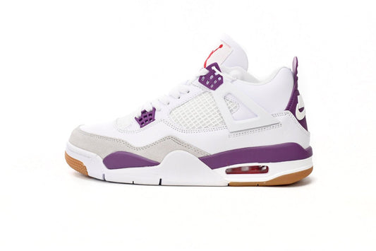 Air Jordan 4 Paicu - White Unisex Streetwear Limited Edition - **Air Jordan 4 PAICU** The Air Jordan 4 PAICU is a striking and unique rendition