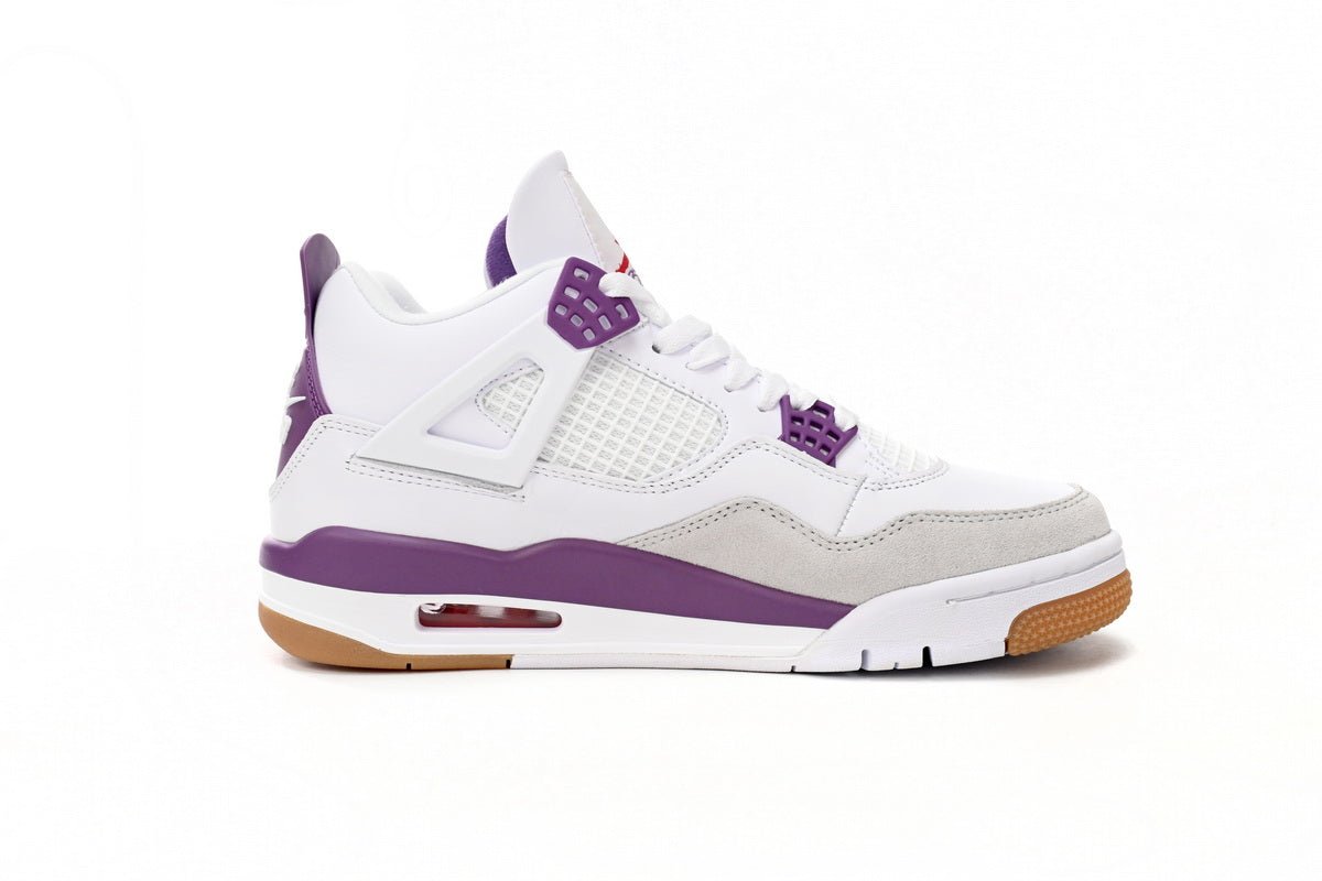 Air Jordan 4 Paicu - White Unisex Streetwear Limited Edition - **Air Jordan 4 PAICU** The Air Jordan 4 PAICU is a striking and unique rendition