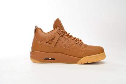 Air Jordan 4 Premium wheat Unisex Streetwear Limited Edition - Introducing the Air Jordan 4 Premium Wheat, a luxurious and stylish iteration of the classic