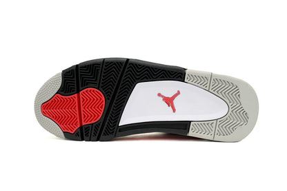 Air Jordan 4 red Cement Unisex Streetwear Limited Edition - The Air Jordan 4 'Red Cement' is a bold and dynamic addition to the iconic