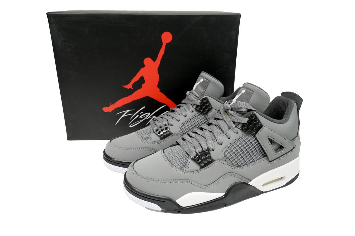 Air Jordan 4 Retro Cool - Grey Unisex Streetwear Limited Edition - **Air Jordan 4 Retro Cool Grey** The Air Jordan 4 Retro Cool Grey is a