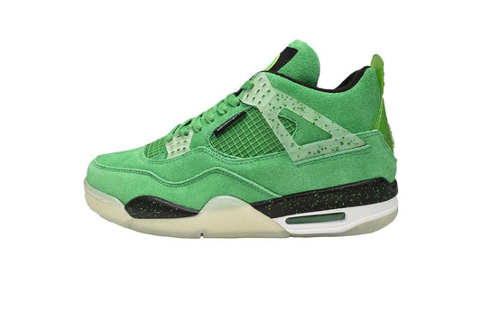 Air Jordan 4 Retro Emerald Green - Black Unisex Streetwear Limited Edition - **Air Jordan 4 Retro Emerald Green Black** The Air Jordan 4 Retro Emerald Green Black