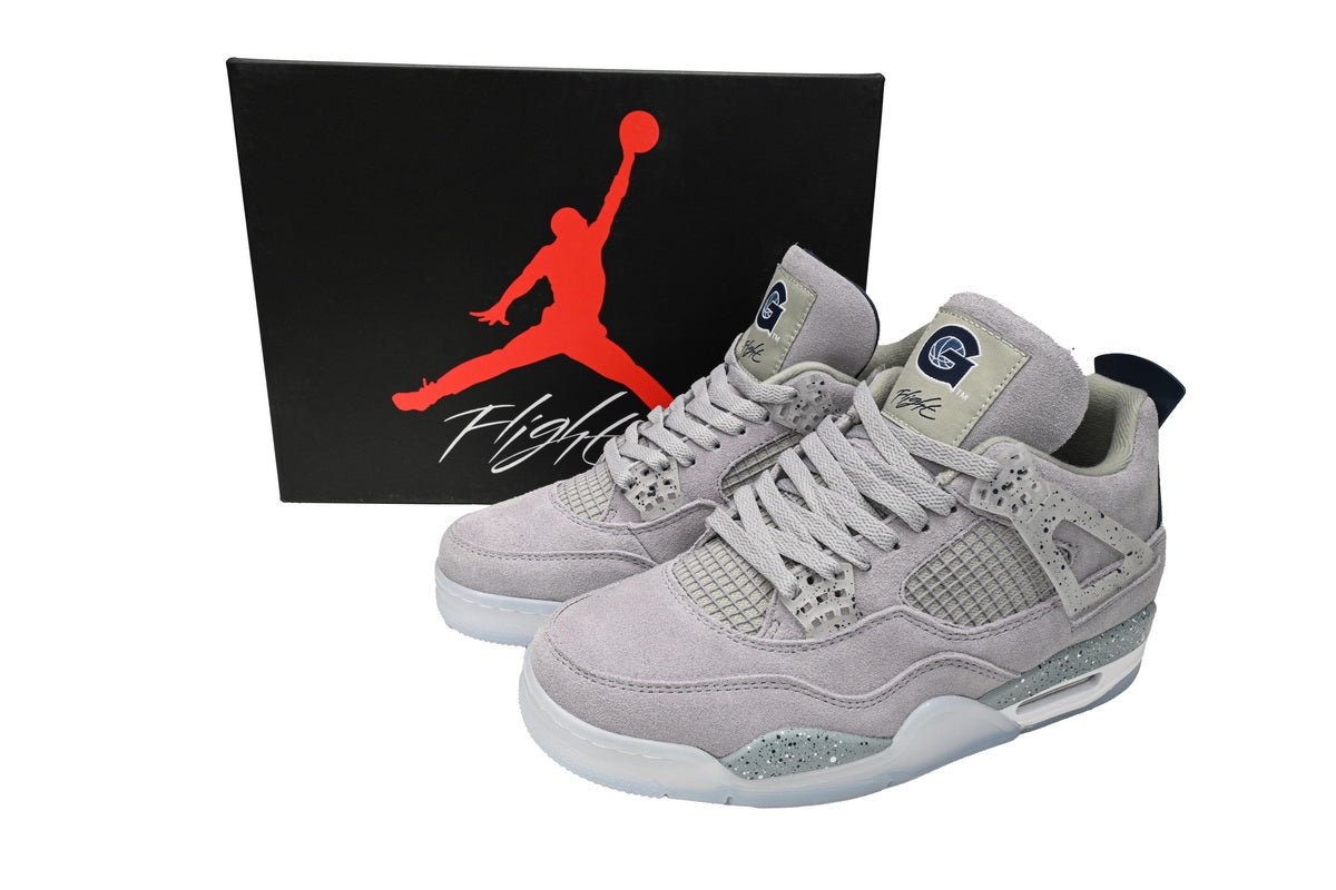 Air Jordan 4 Retro 'georgetown' - Blue Unisex Streetwear Limited Edition - **Air Jordan 4 Retro 'Georgetown'** The Air Jordan 4 Retro 'Georgetown' is a striking and