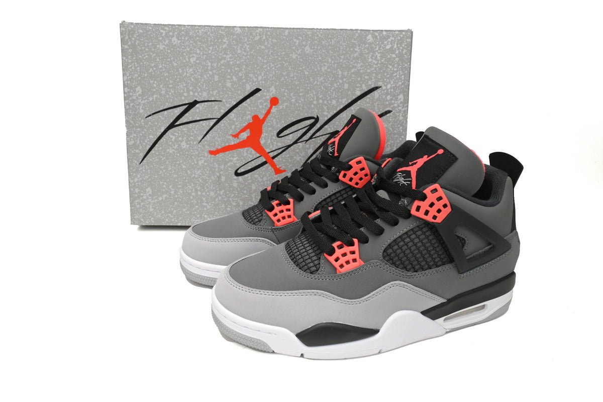 Air Jordan 4 Retro Infrared Unisex Streetwear Limited Edition - **Air Jordan 4 Retro Infrared** The Air Jordan 4 Retro Infrared is a bold and