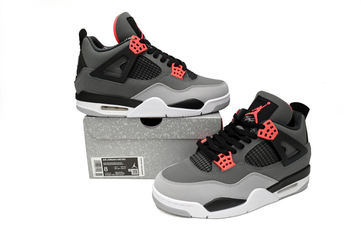 Air Jordan 4 Retro Infrared Unisex Streetwear Limited Edition - **Air Jordan 4 Retro Infrared** The Air Jordan 4 Retro Infrared is a bold and