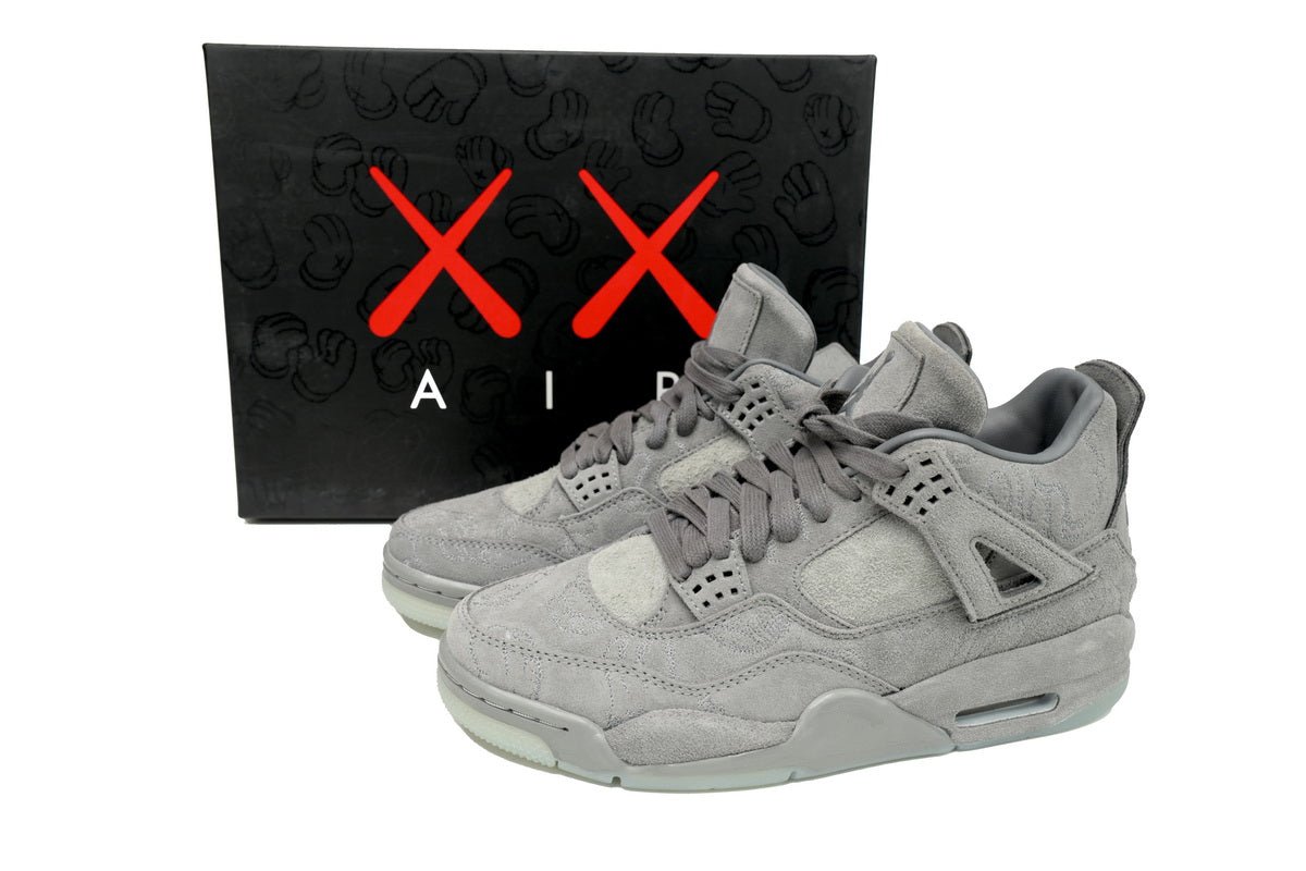 Air Jordan 4 Retro Kaws - Grey Unisex Streetwear Limited Edition - **Air Jordan 4 Retro KAWS Grey** The Air Jordan 4 Retro KAWS Grey is a