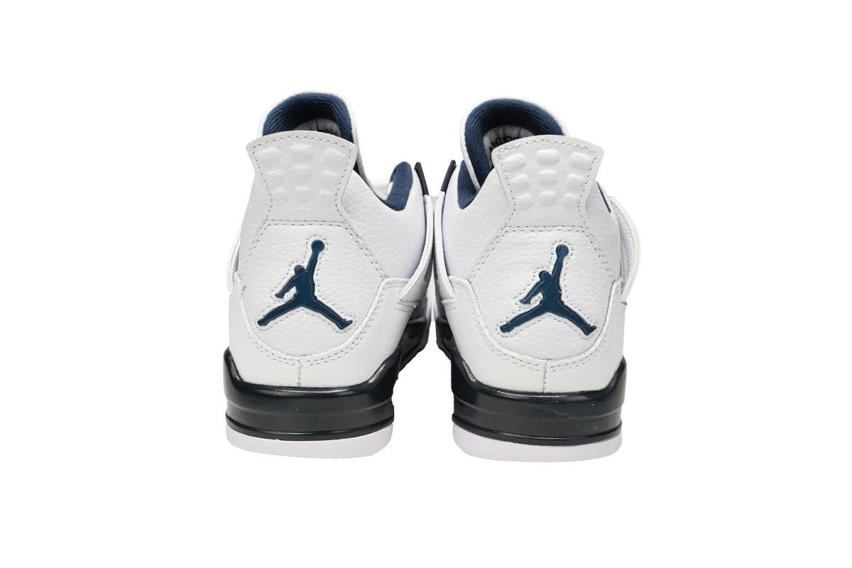 Air Jordan 4 Retro Ls Legend Sneakers - Blue Unisex Streetwear Limited Edition - Step into iconic style with the Air Jordan 4 Retro LS Legend Blue, a timeless